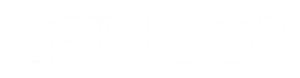 Get in the loop logo white